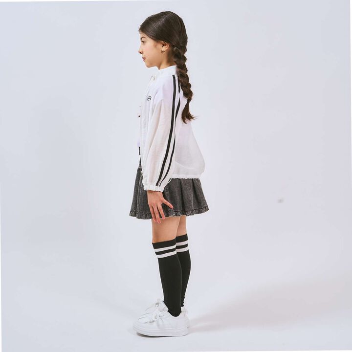 [UV Protection] [Cooling Solution] Sheer Bomber Jacket,Sax blue, medium image number 4