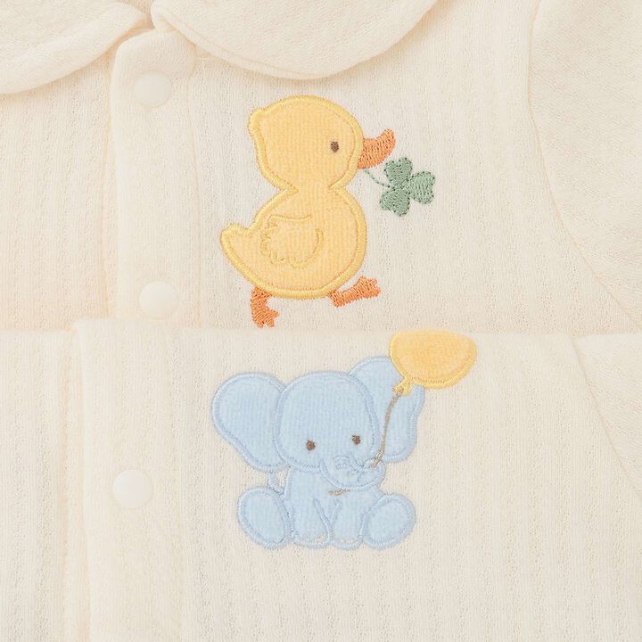 動物造型多用途連身衣,珍珠白, medium image number 5