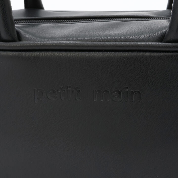 Link Leather-Look Boston Bag,Off white, medium image number 5