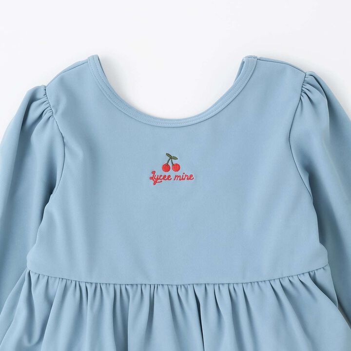 [SWIM] [UV Protection] Tiered Rash Guard & Frilled Pants Set,Pink, medium image number 5