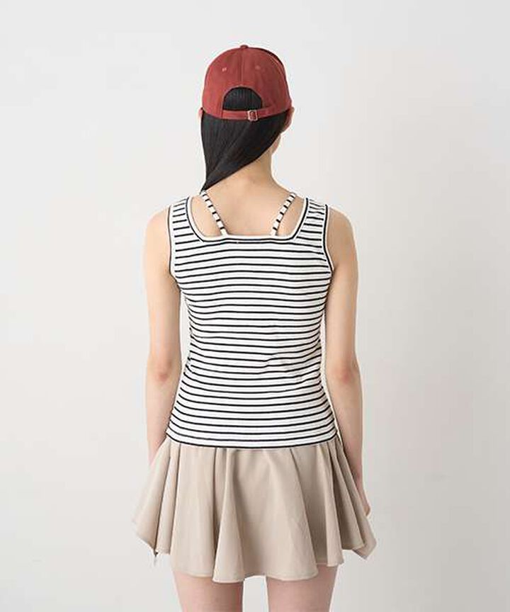 Black Cross Halter Tank,Multi color, medium image number 9