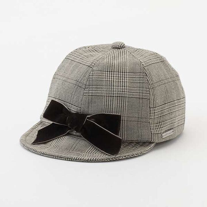 Velour Ribbon Cap,Ivory, medium image number 5