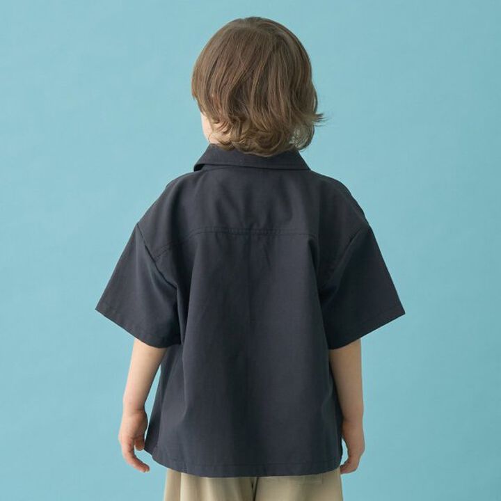 [Coordinatable Setup] Oversized Silhouette Assorted Short-Sleeve Shirt,Blue, medium image number 30