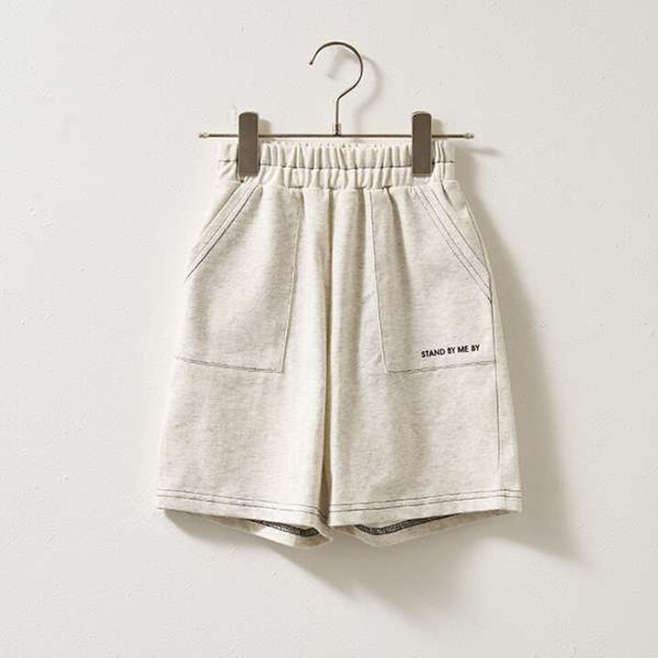 [Coordinatable Setup] [Kaiteki Tenjiku] Contrast Stitching 5-Length Pants,Deep blue, medium image number 2