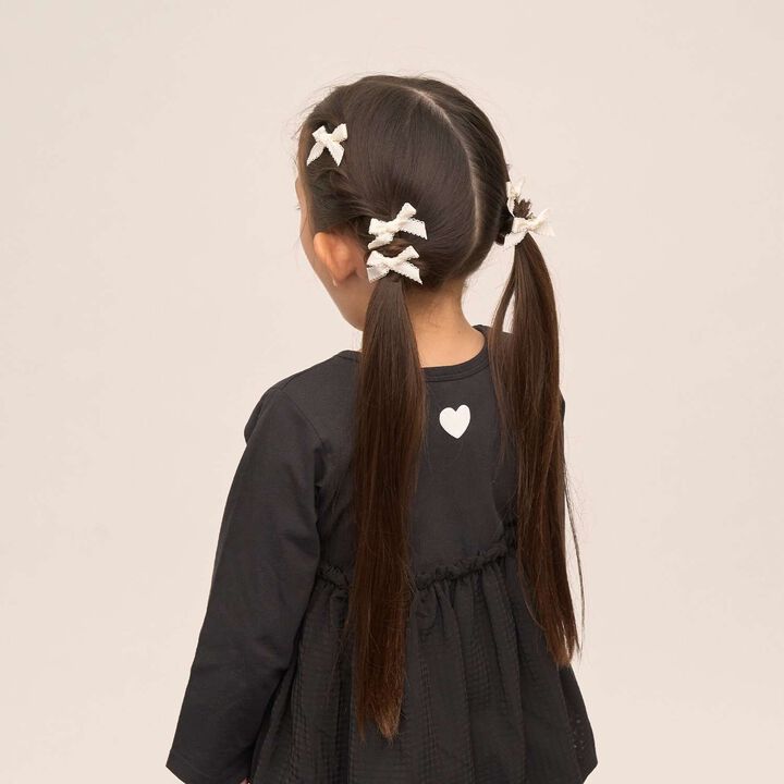 Mini Hair Clips (Set of 6),Cream, medium image number 11