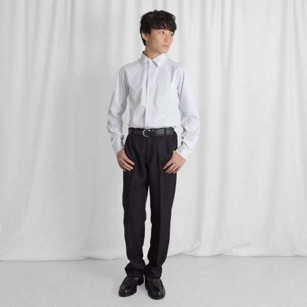 Twill Dress Shirt,Sax blue, large image number 1