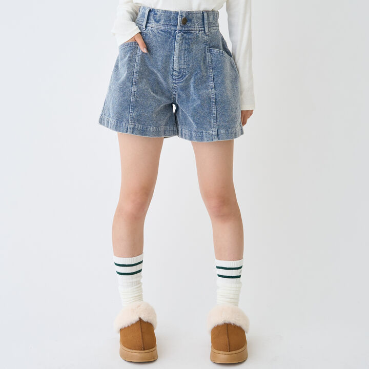 Casual Look Corduroy Shorts,Brown, medium image number 2