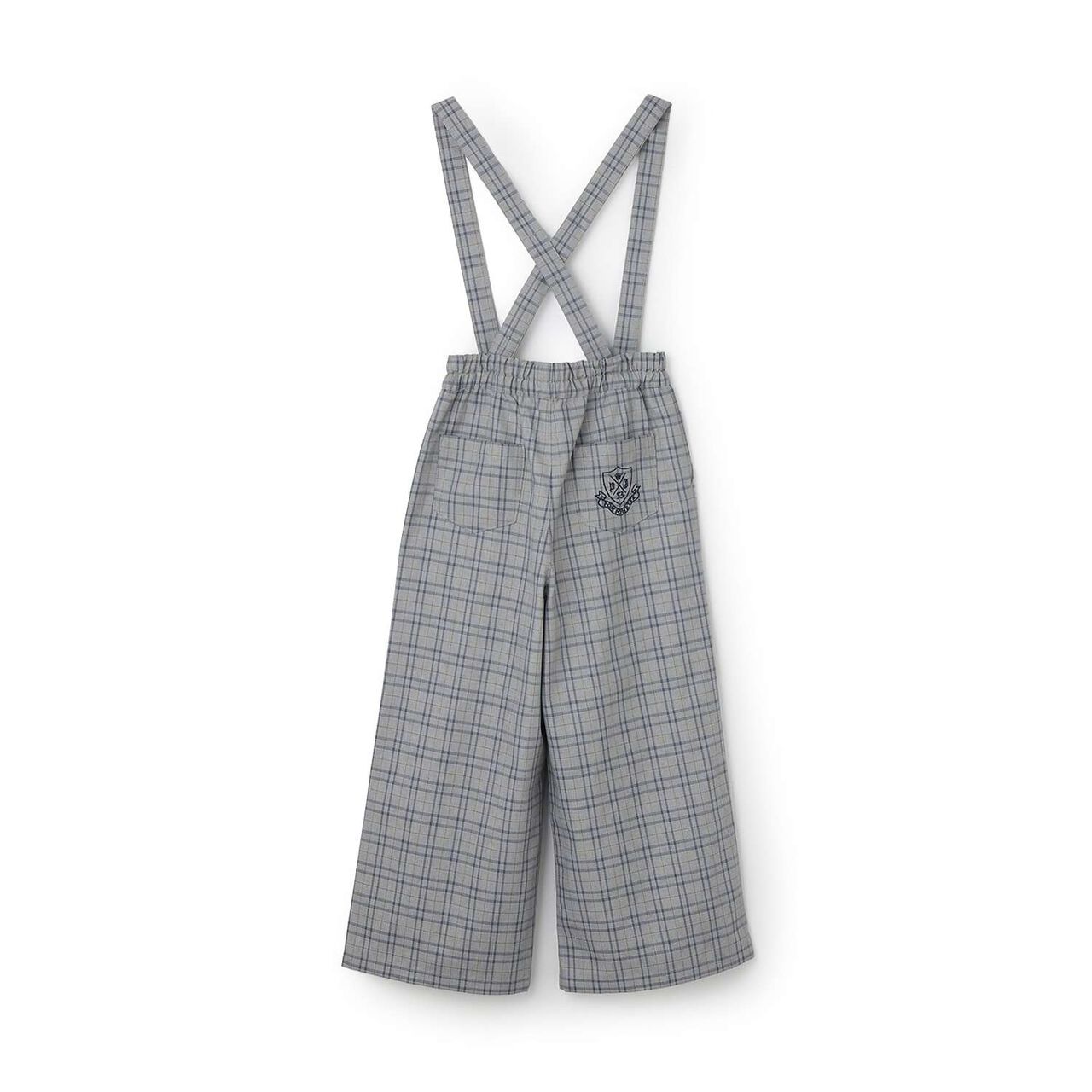 Suspender Wide Pants,Gray, large image number 1