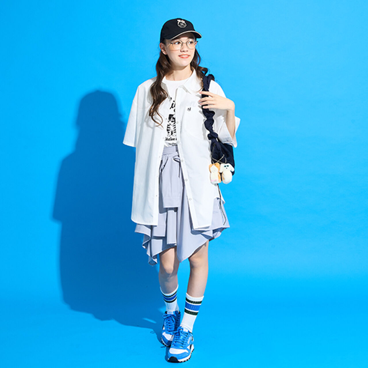 [New Colors Added Due to Popular Demand] [AMI] 5-Minute Sleeve Big Shirt x Compact T-Shirt,Off white, large image number 11