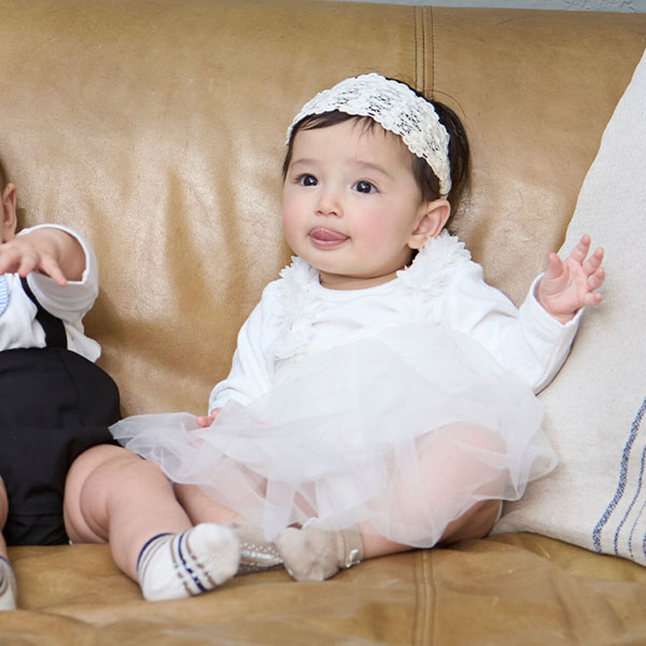 Flower Tulle OP Set,Light pink, large image number 14