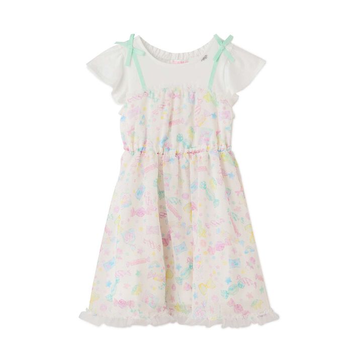 [Restock] Candy Pattern Docking Dress,, medium