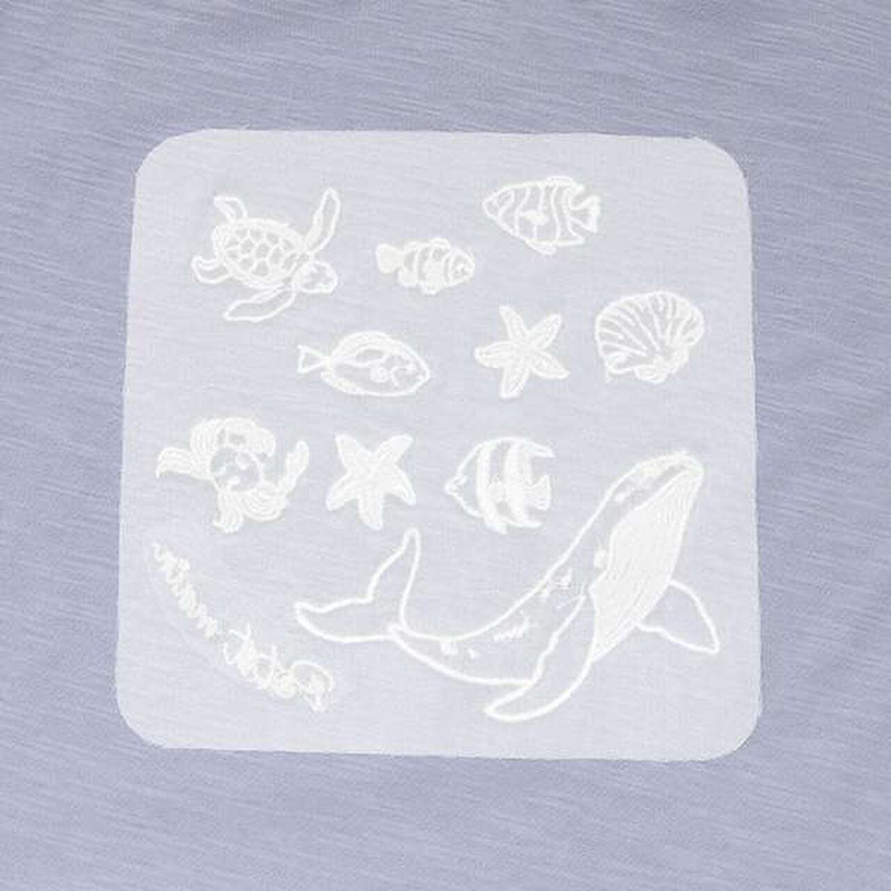 [Cool Touch] Embroidered Short Sleeve T-Shirt (Junior Size),Off white, large image number 4