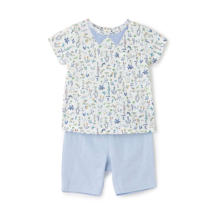 THEO T-Shirt Suit [Made in Japan],Blue, medium image number 0