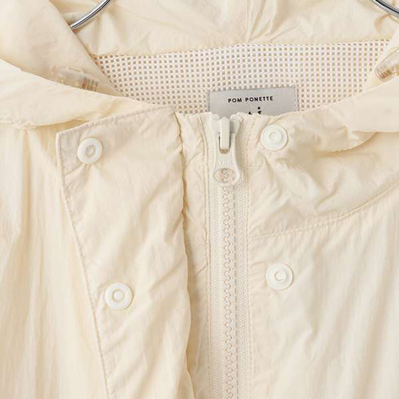 [AMI] Water-Repellent Hooded Balloon Light Bomber Jacket,Ivory, large image number 13