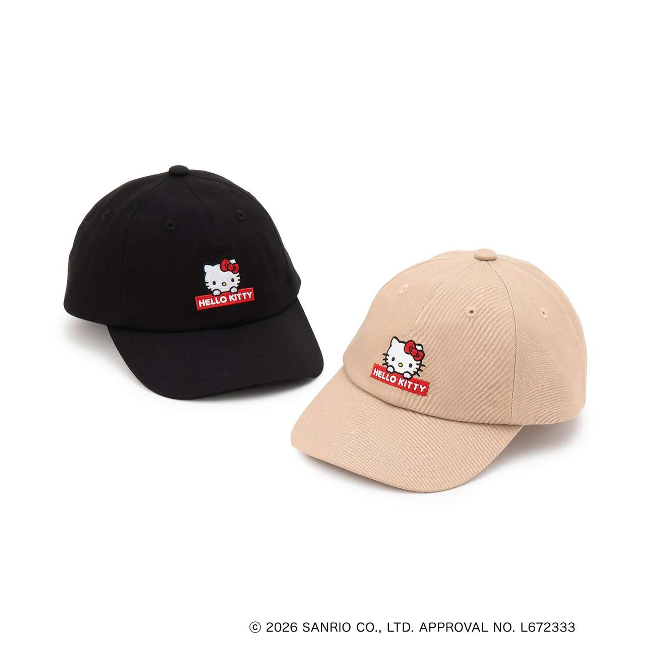Hello Kitty Low Cap,Black, large image number 5