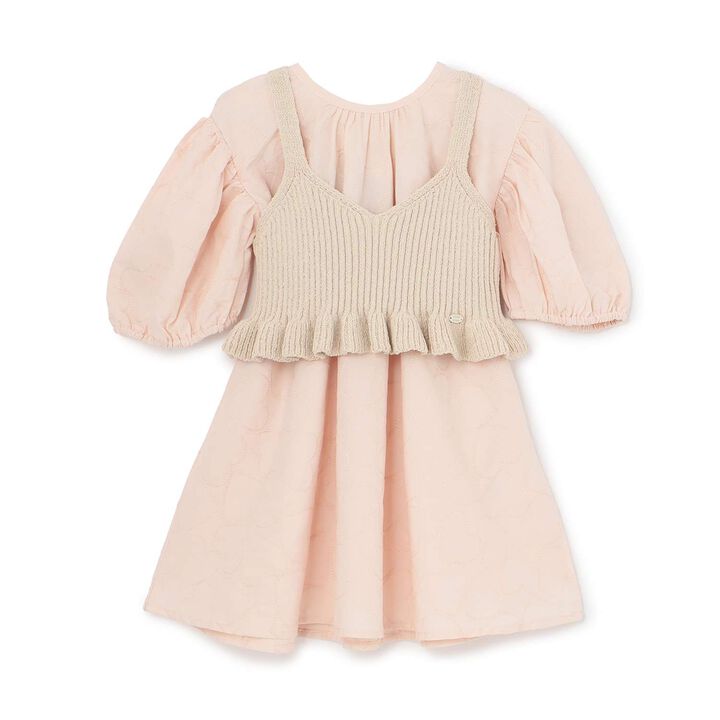 Link Lace One-Piece Dress and Bustier Set,, medium