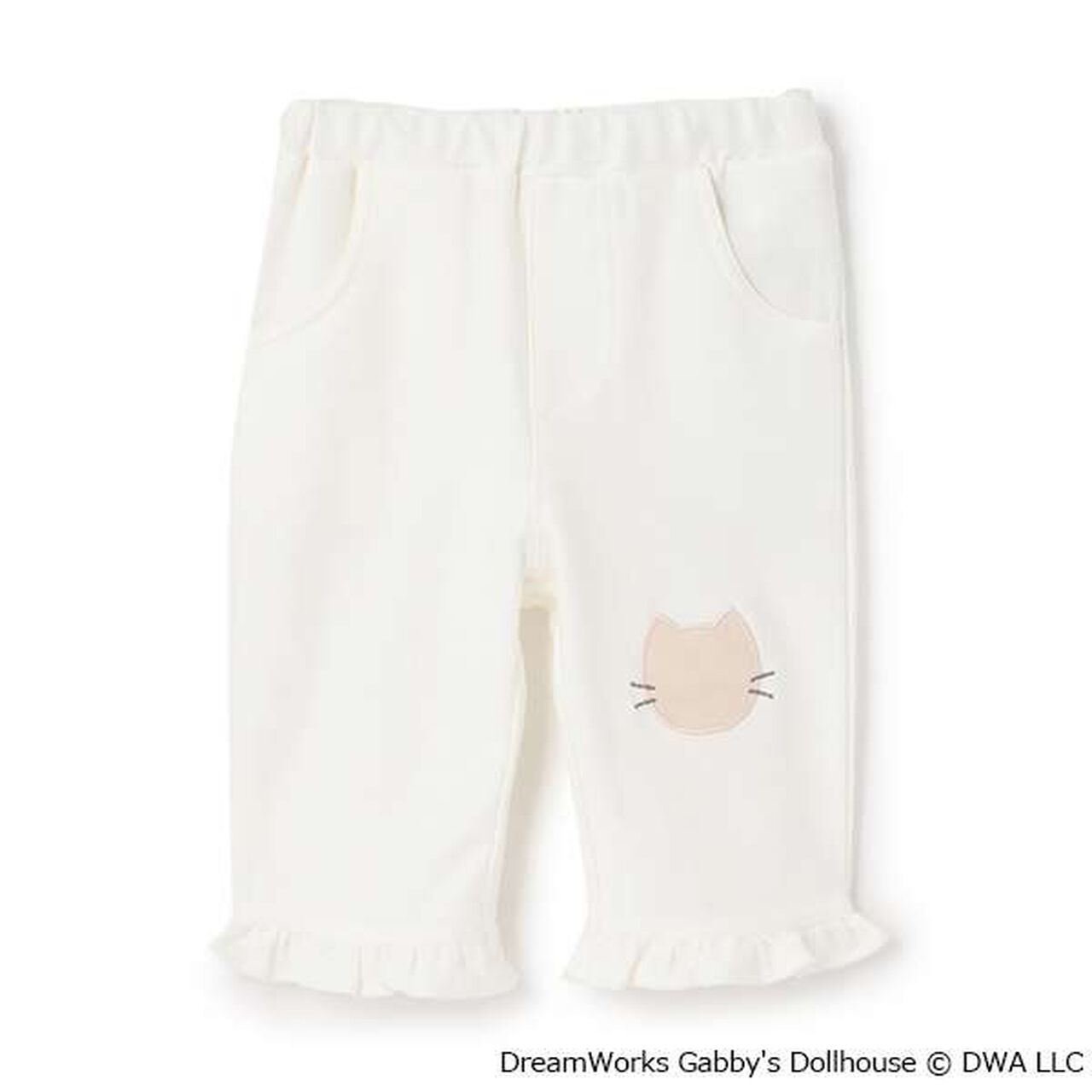 [Gabby] Role-Play Cut Pants,Ivory, large image number 0