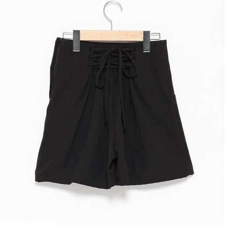 Back Lace-Up Shorts,Gray, medium image number 12