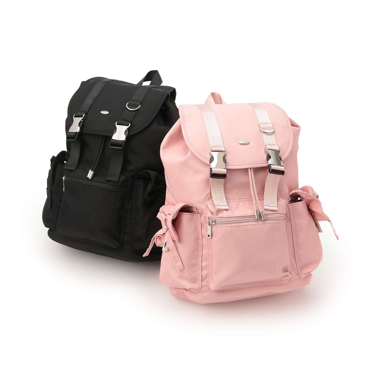 [Water-Repellent] Ribbon Backpack,Black, large image number 11