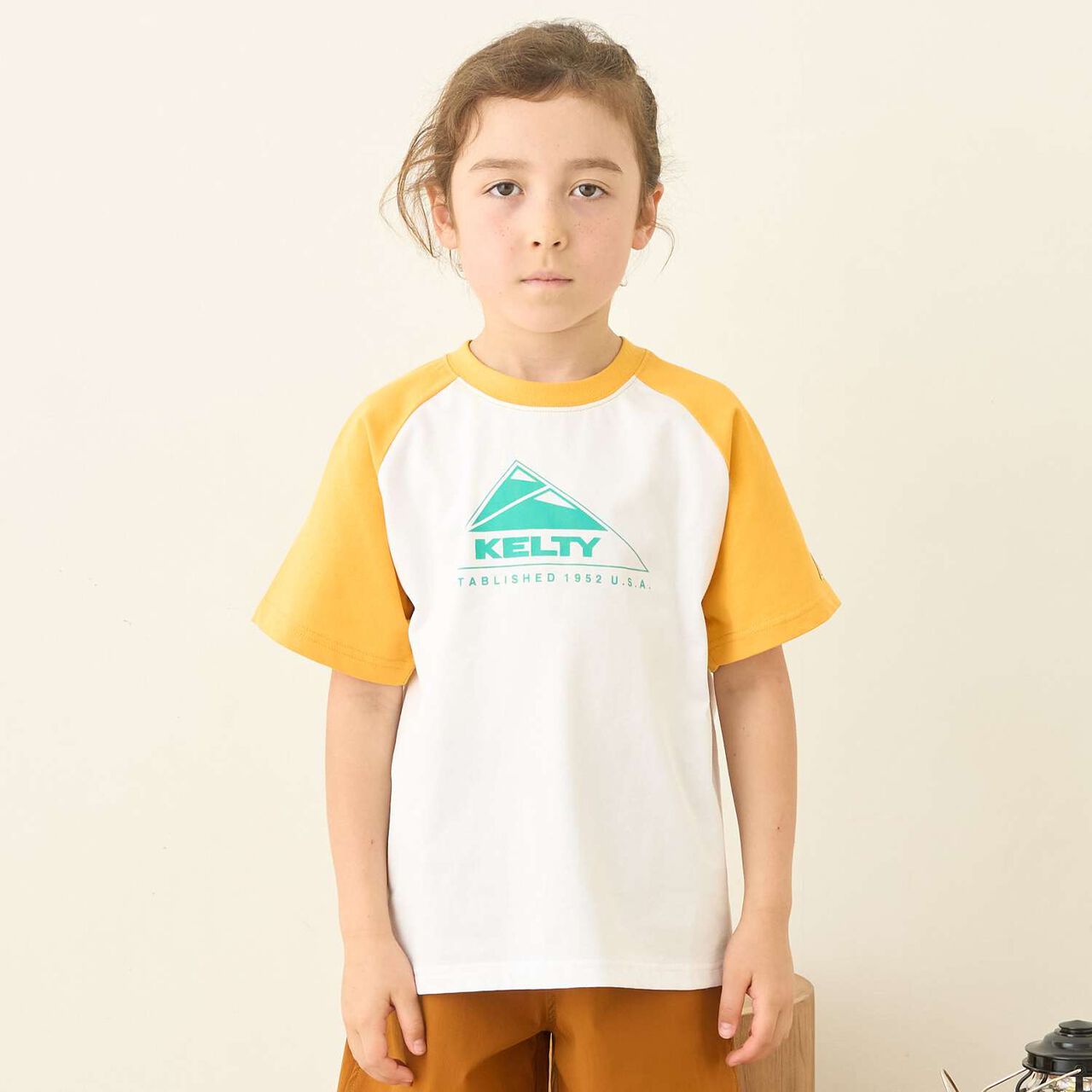 [Cool Touch] KELTY Raglan T-Shirt,Mustard, large image number 0