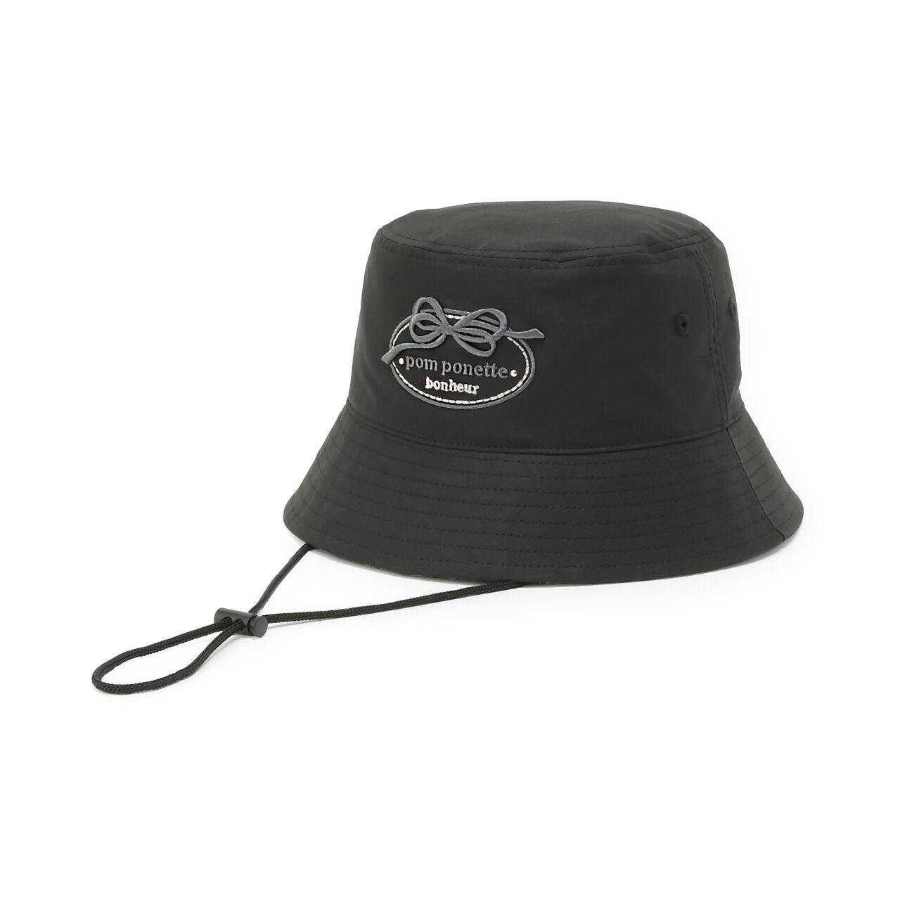 [Water-Repellent] [UV Protection] Bucket Hat,Black, large image number 0