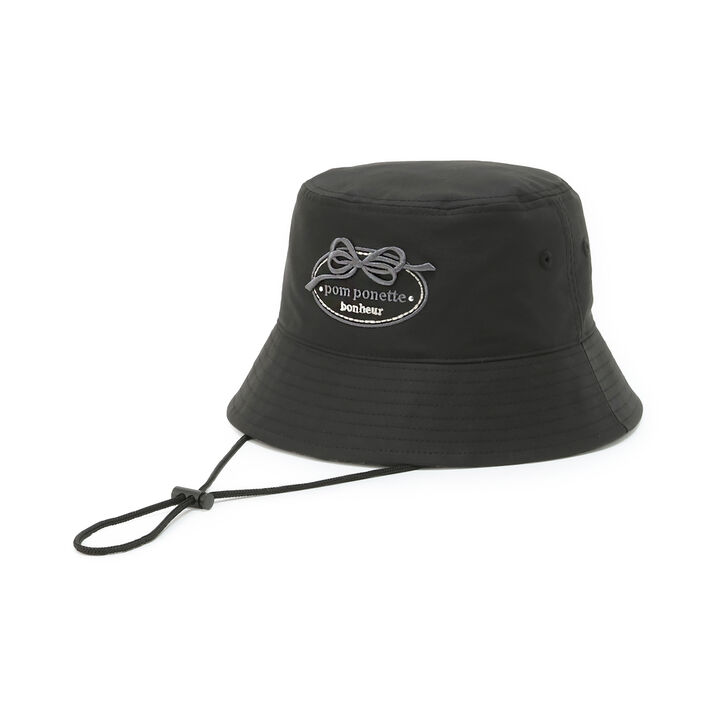 [Water-Repellent] [UV Protection] Bucket Hat,Black, medium image number 0