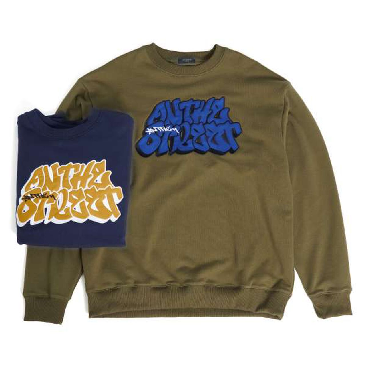 Anti-Pill Appliqué Sweatshirt,Navy, large image number 11