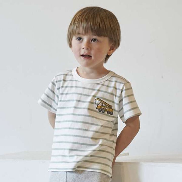 Affordable Boys Short Sleeve T-Shirt,Pearl white, medium image number 22