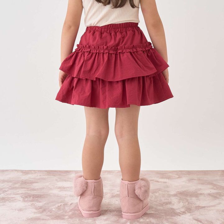 [Lycee Mine Ballet Series] Tiered Skirt (Inner Shorts Included),Light beige, medium image number 16