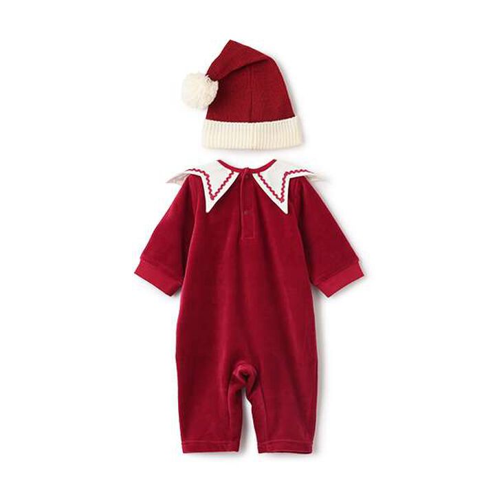Xmas Santa Hat Coverall,Red, medium image number 1
