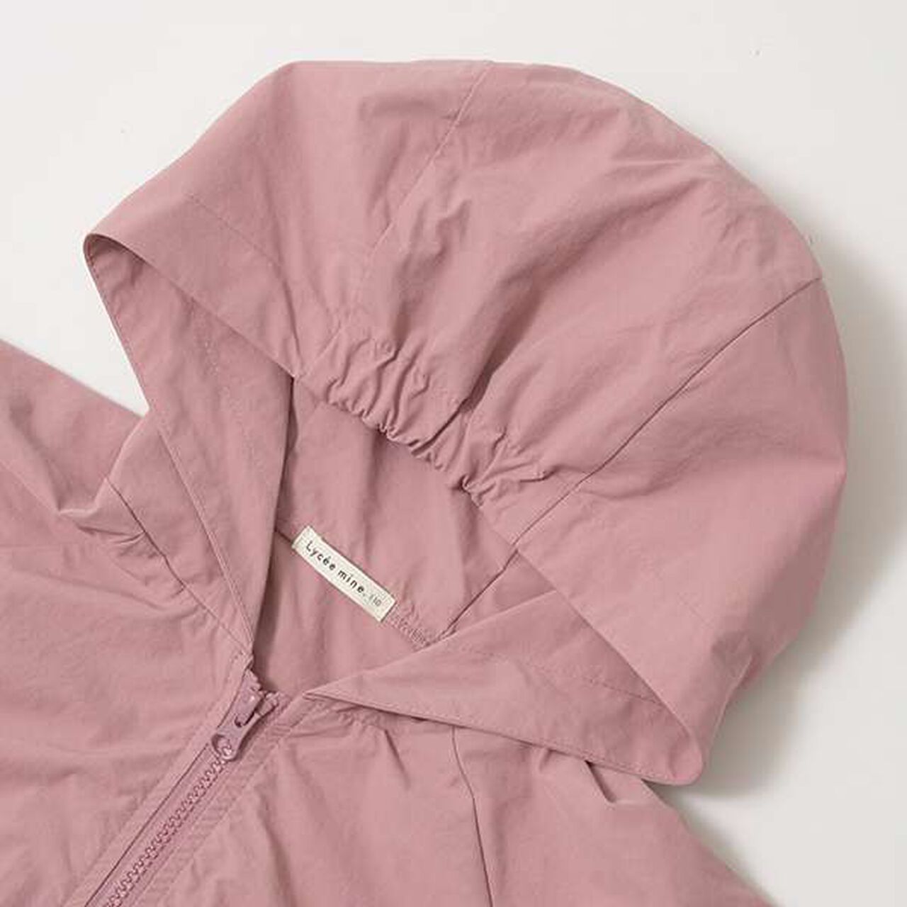 Peplum Silhouette Windbreaker,Black, large image number 12