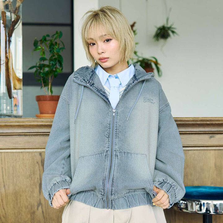 [LTXC] Denim Parka,Gray, medium image number 1
