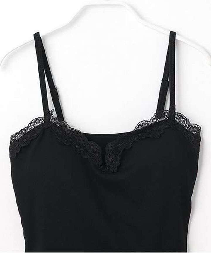 Lace Peplum Bra Top [Korean Fashion],Black, medium image number 7