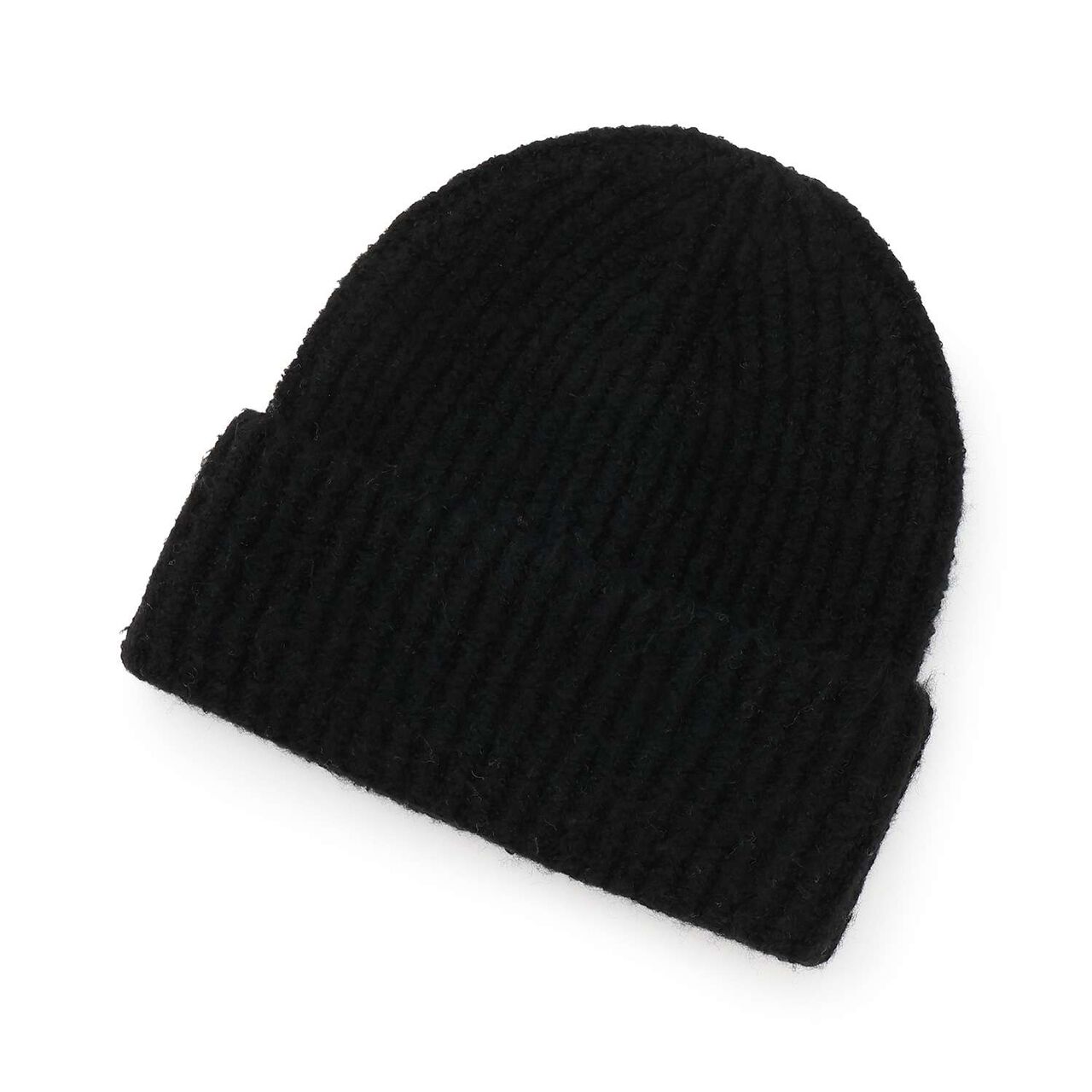 Fluffy Knit Cap,Black, large image number 0