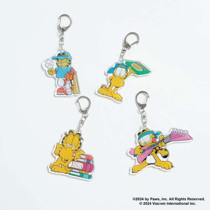 [Collaboration] Garfield Autumn Key Charm,Deep red, medium image number 1