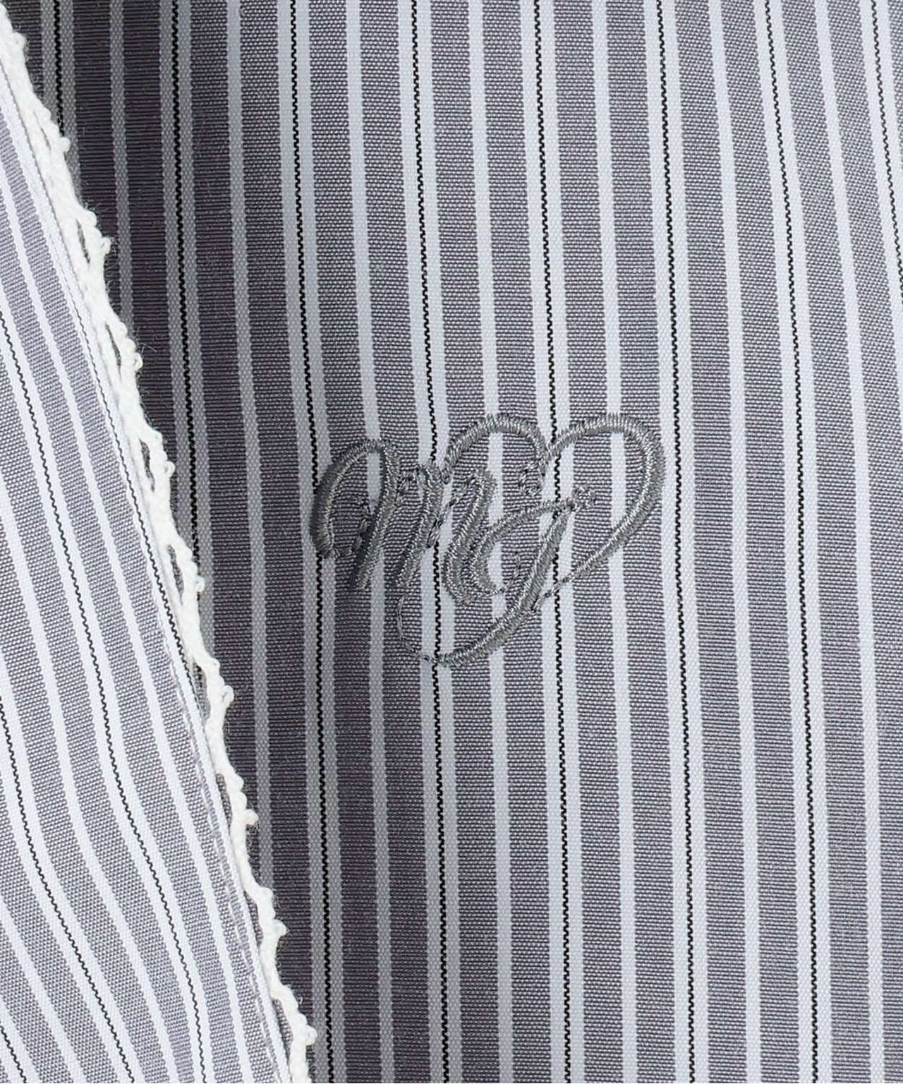 Bow Tie Logo Embroidery Shirt,Off white, large image number 9