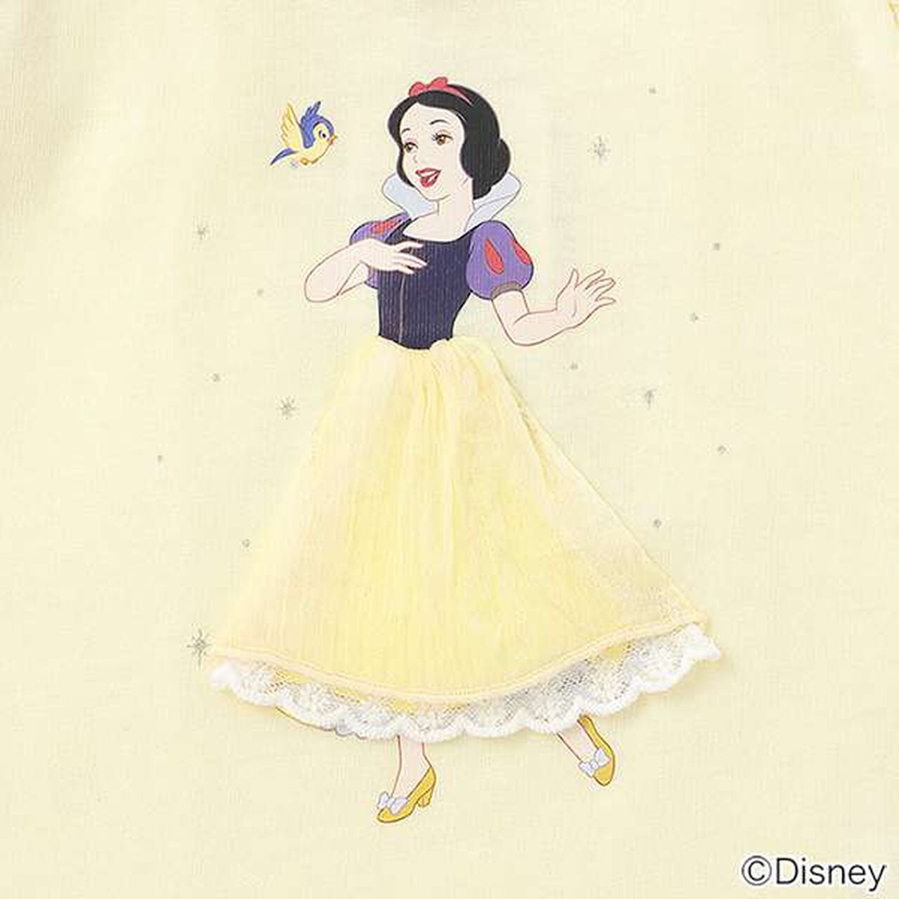 [Disney] Tulle Sleeve Graphic T-Shirt,Emerald green, large image number 23