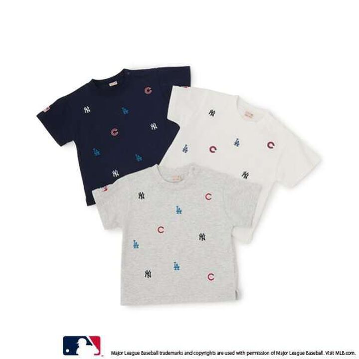 [MLB] 3-Team Embroidery T-Shirt,Navy, medium image number 7