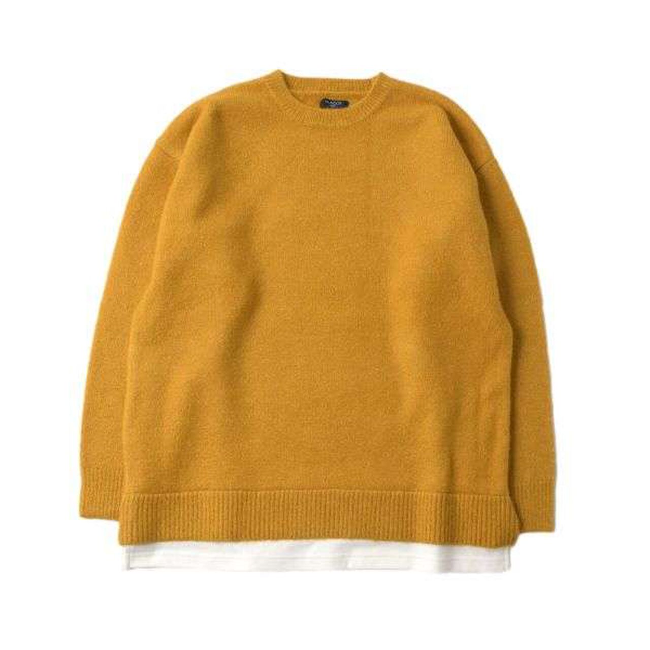 Layered Hem Airy Knitwear [Machine Washable],Light gray, large image number 12