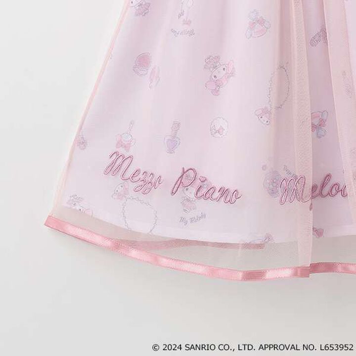 Dressed-Up My Melody Blouse & One-Piece Dress Set,Pink, medium image number 14