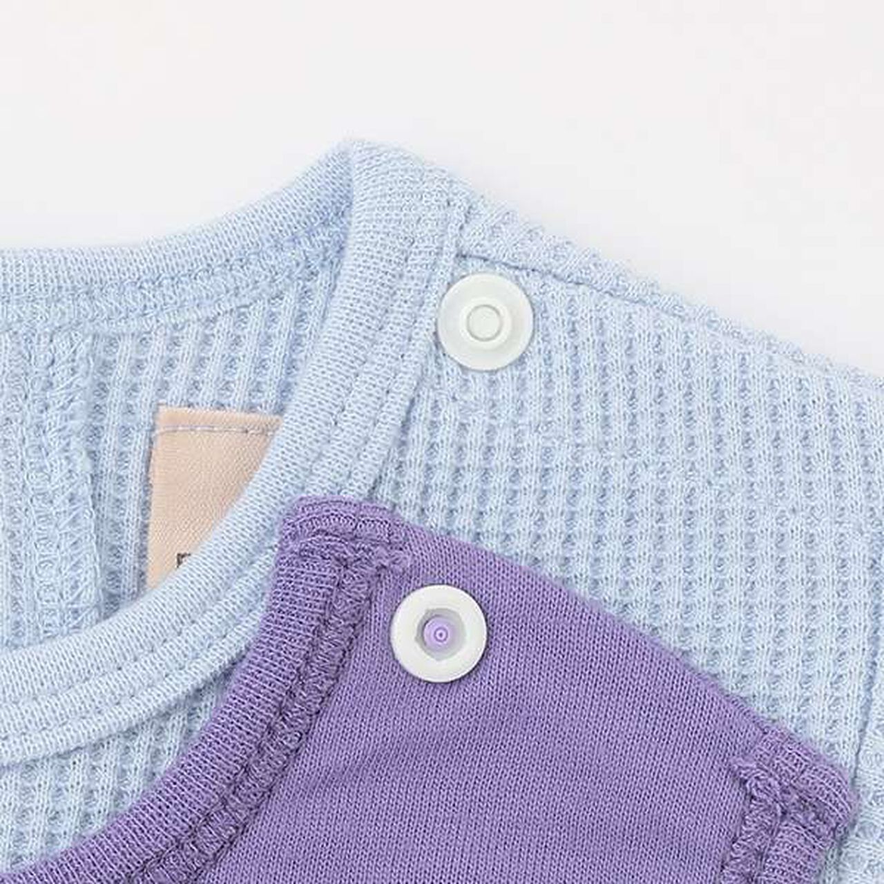 Bib-Attached Romper,Yellow, large image number 9