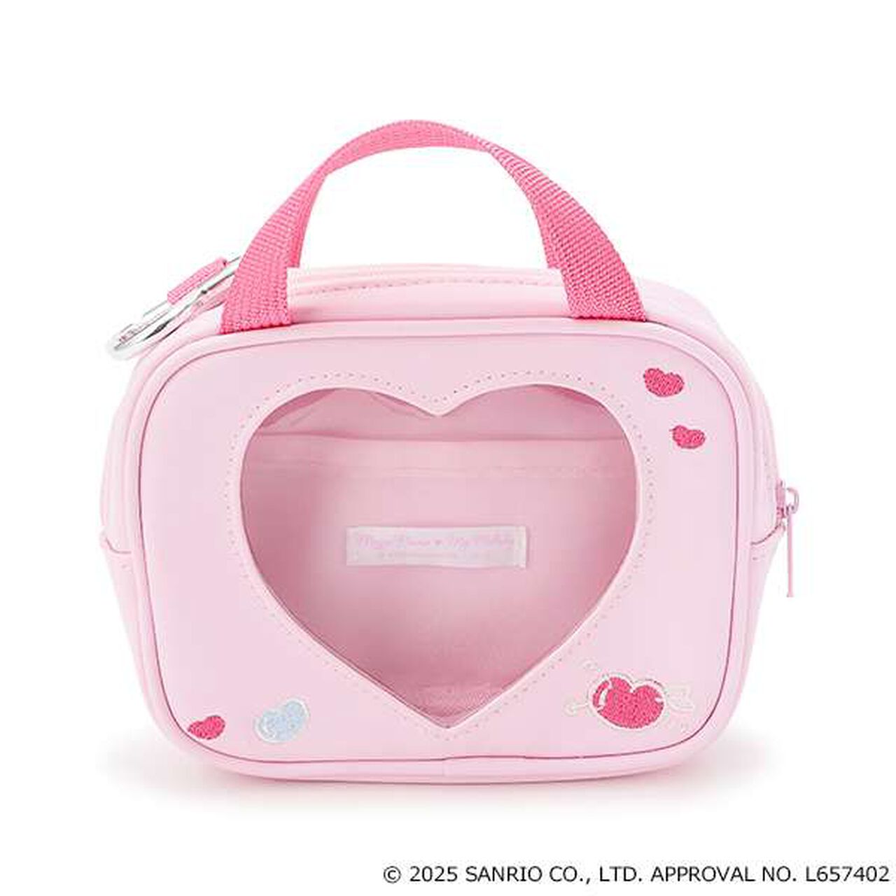 [My Melody & Cinnamoroll] School Bag Style Pouch,Pink, large image number 5