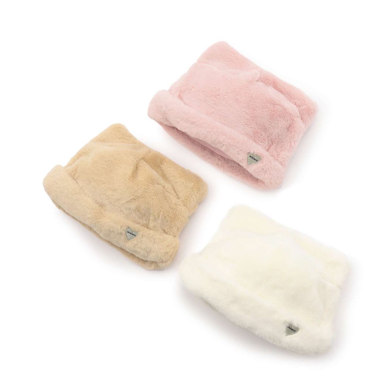 Faux Fur Cap,Beige, large image number 5