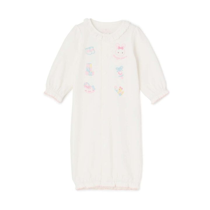 Rabbit Embroidery 2-Way All-in-One,Light pink, medium image number 9