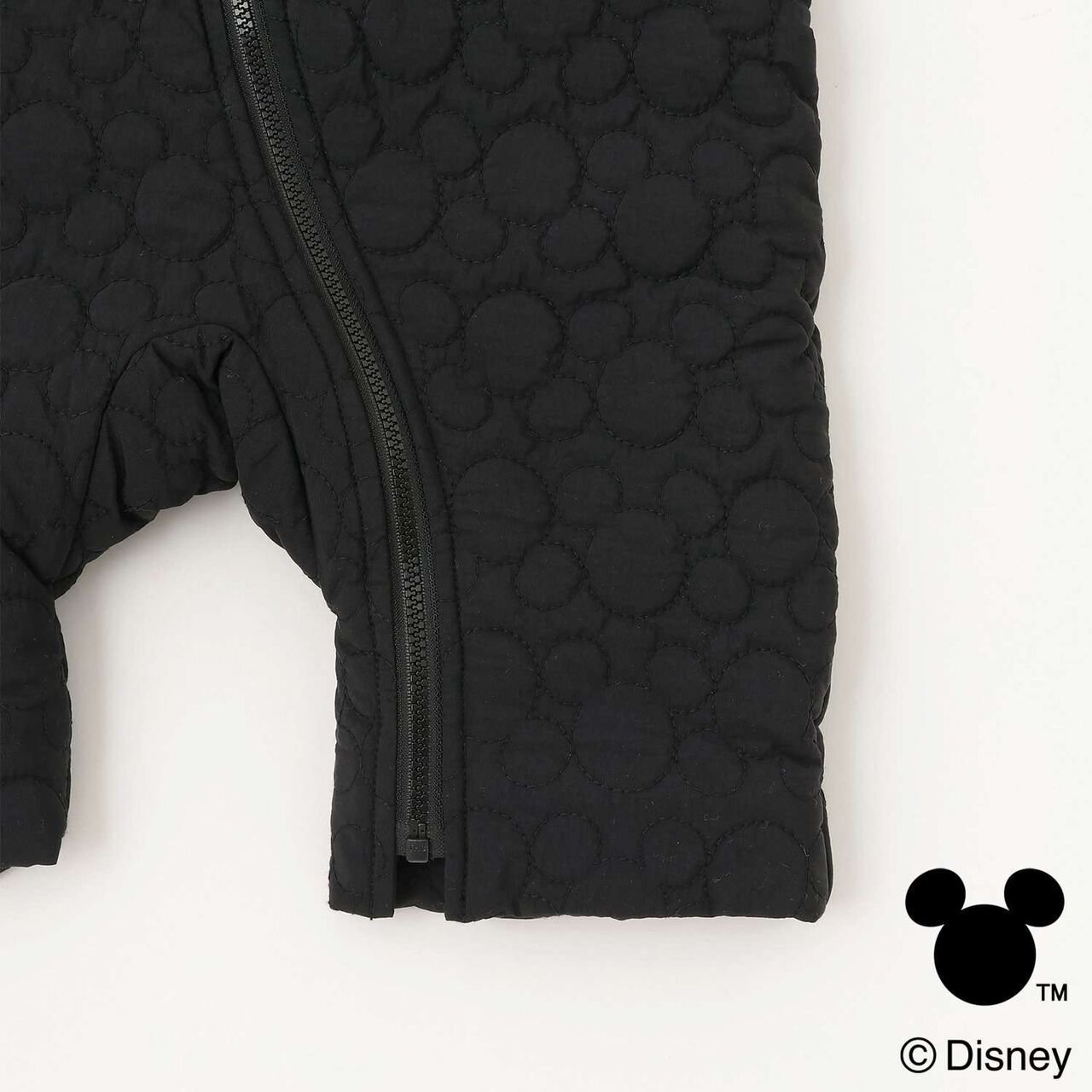 [Disney] Quilted Jumpsuit,Black, large image number 8