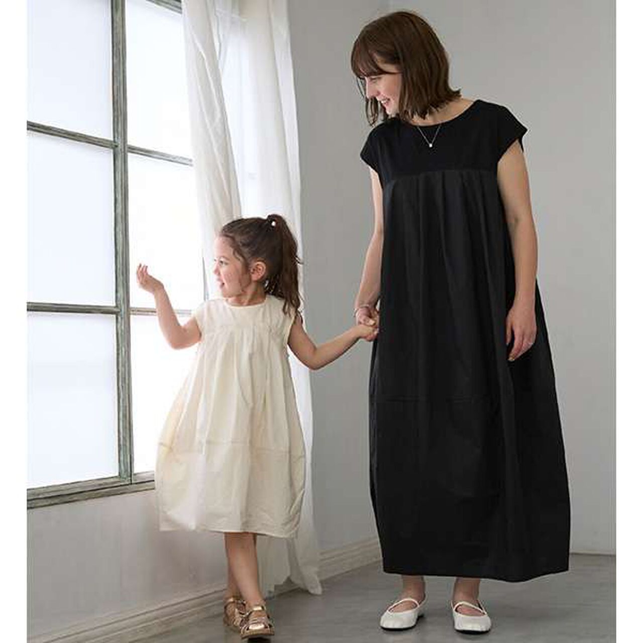 [Link] Docking Balloon One-Piece Dress (Kids Size),Pearl white, large image number 2