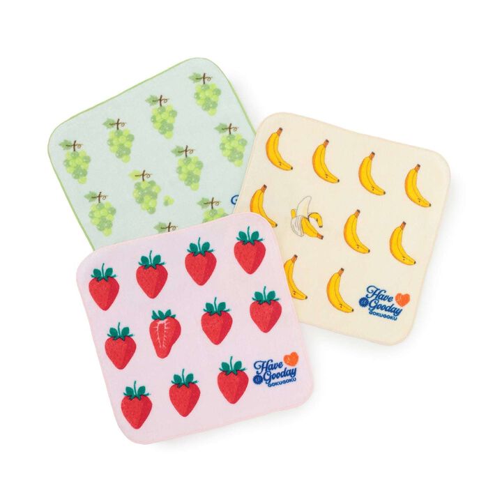 [GOKUGOKU] Fruit Hand Towel,Pink, medium image number 3