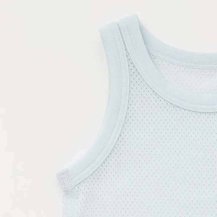 [Weak Acidity] Mesh Tank Undergarments 2P,Ivory, medium image number 4