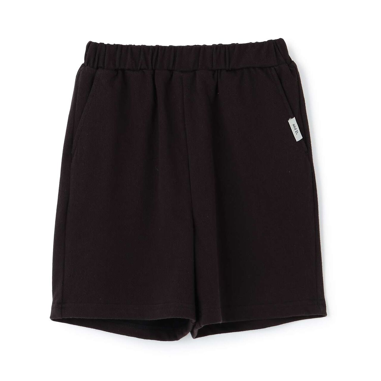 Stretch Cut Twill Shorts,Black, large image number 14