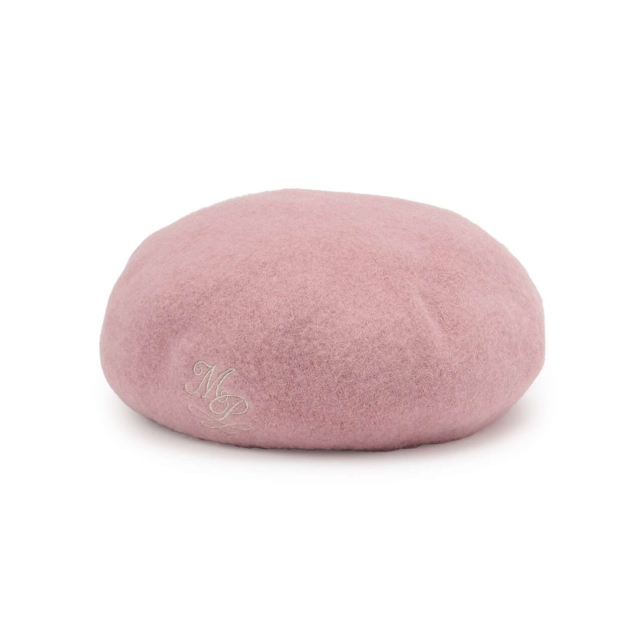 One Point Logo Embroidery Basque Beret,Light pink, large image number 8